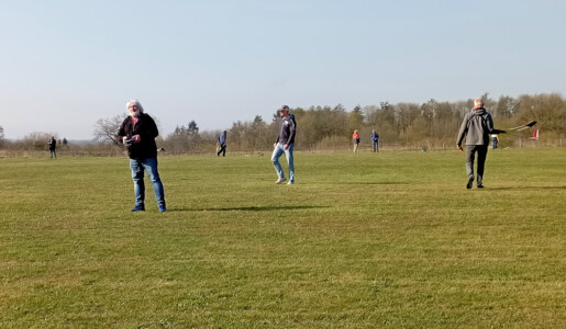 Andreas beim Trimmflug