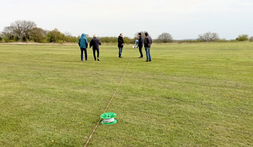 Freitäglicher Startaufbau bei noch unfliegbaren Bedingungen