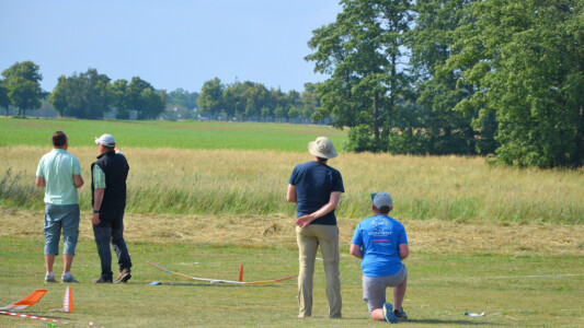 Im FlyOff - Karsten mit Frank und Robin mit Ralf