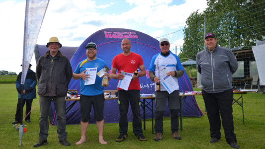 Die Gewinner - Thorsten (2.), Robert (Sieger) und Frank (3.) (v.l.n.r.)