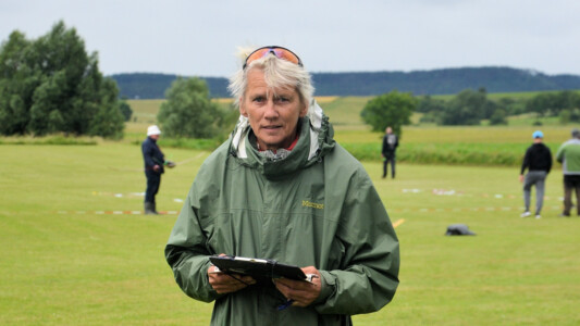 Monique mit Zeitnehmer Equipment