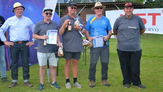 Die Glücklichen - Robin (2.), Loet (Sieger) und Frank (3.) (v.l.n.r)