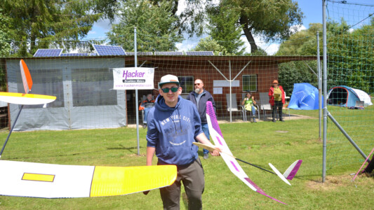 Robin auf dem Weg zur Arbeit