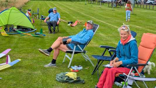 Entspannt wie immer - Monique und Loet