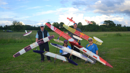 Das kleine Team - Frank, Marcel, Michael und Robin (v.l.n.r.)