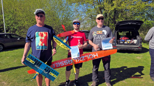 Die Gewinner - Loet (2.), Michael (Sieger) und Frank (3.) (v.l.n.r.)